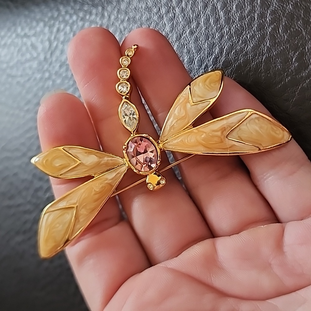 Vtg Kenneth Jay Lane For Avon Brooch - image 7